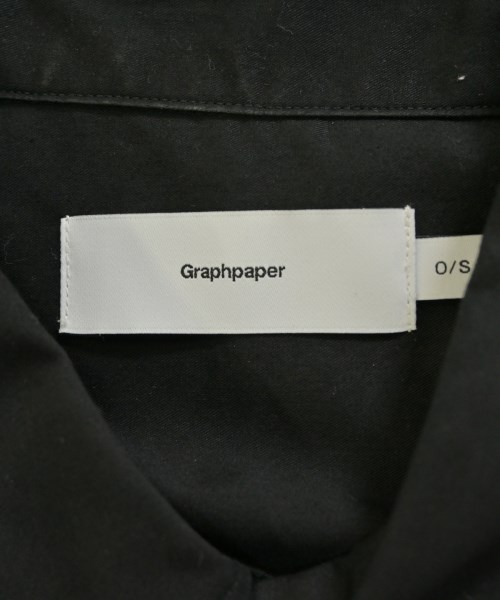 Graphpaper（グラフペーパー）カジュアルシャツ 黒 サイズ:ONE メンズ/2200716273165