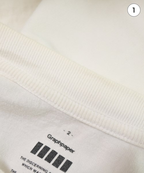 Graphpaper（グラフペーパー）Tシャツ・カットソー 白 サイズ:2(M位) メンズ/2200722304303