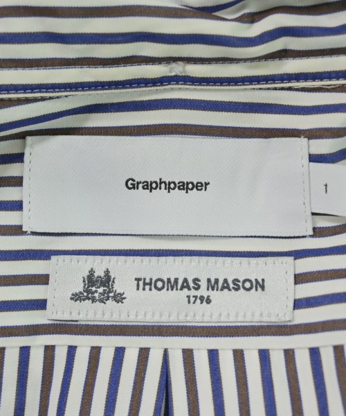 Graphpaper（グラフペーパー）カジュアルシャツ 白 サイズ:1(S位) メンズ/2200724635030