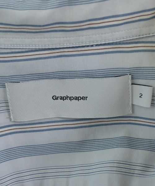 Graphpaper（グラフペーパー）カジュアルシャツ 青 サイズ:2(M位) メンズ/2200724774111