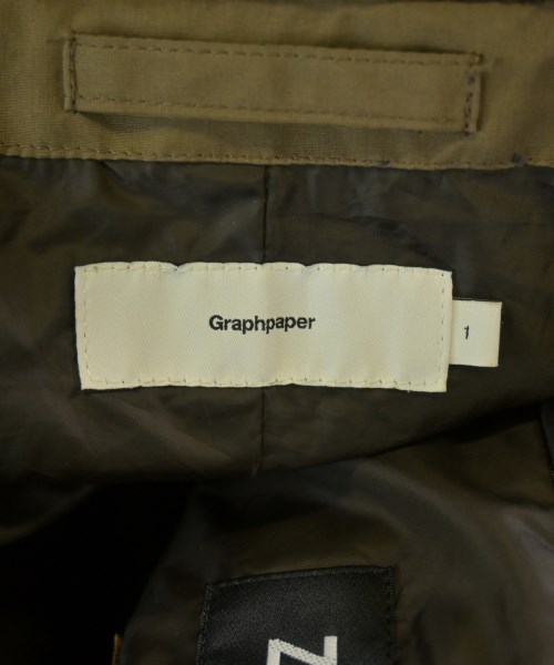 Graphpaper（グラフペーパー）ダウンジャケット/ダウンベスト 茶 サイズ:1(S位) メンズ/2200720460186