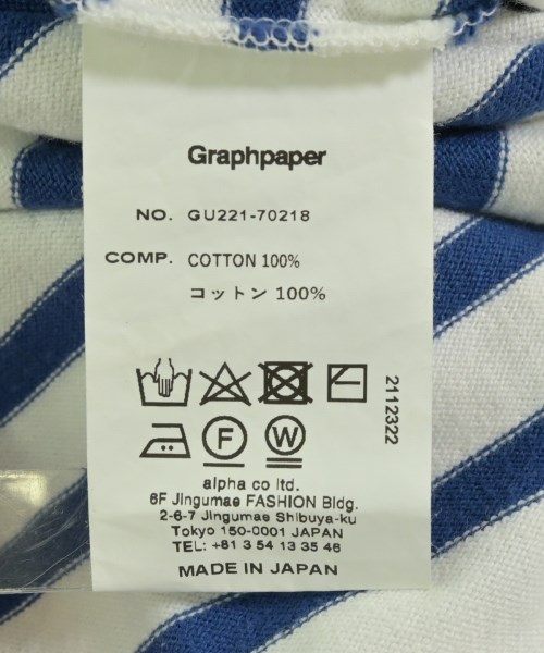 Graphpaper（グラフペーパー）Tシャツ・カットソー 白 サイズ:2(M位) メンズ/2200726472015