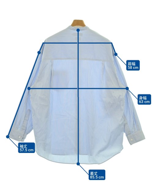 Graphpaper（グラフペーパー）カジュアルシャツ 青 サイズ:1(S位) メンズ/2200721214269