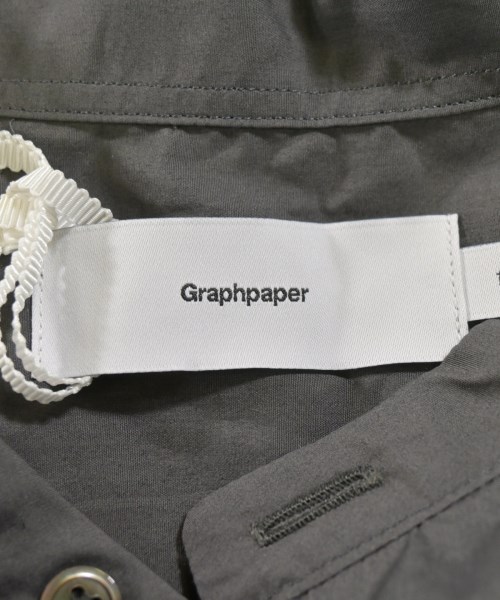 Graphpaper（グラフペーパー）カジュアルシャツ グレー サイズ:1(S位) メンズ/2200727051042