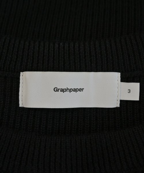 Graphpaper（グラフペーパー）ニット・セーター 黒 サイズ:3(L位) メンズ/2200727455017