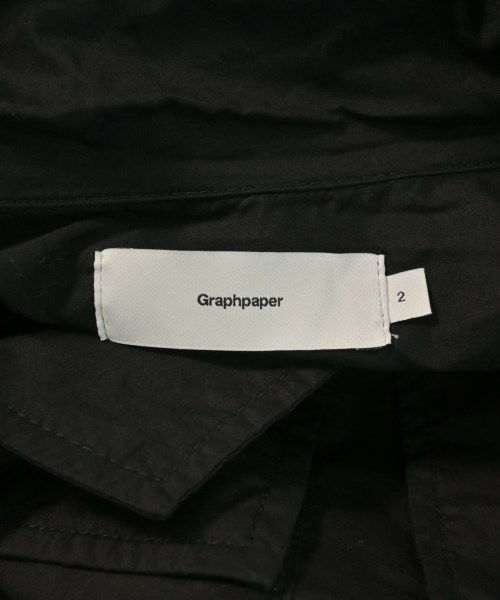 Graphpaper（グラフペーパー）カジュアルシャツ 黒 サイズ:2(M位) メンズ/2200727527011