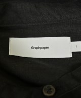 Graphpaper（グラフペーパー）カジュアルシャツ 黒 サイズ:1(S位) メンズ/2200727824035