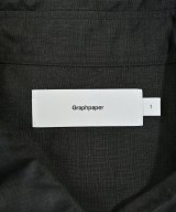Graphpaper（グラフペーパー）カジュアルシャツ 黒 サイズ:1(S位) メンズ/2200727824042