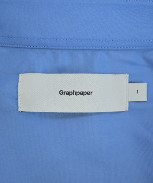 Graphpaper（グラフペーパー）カジュアルシャツ 青 サイズ:1(S位) メンズ/2200727824059