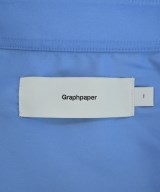 Graphpaper（グラフペーパー）カジュアルシャツ 青 サイズ:1(S位) メンズ/2200727824059