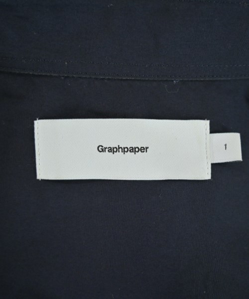 Graphpaper（グラフペーパー）カジュアルシャツ 紺 サイズ:1(S位) メンズ/2200727824066