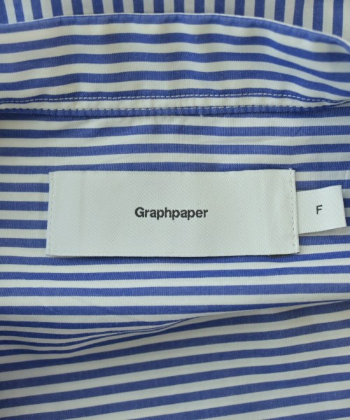 Graphpaper（グラフペーパー）カジュアルシャツ 青 サイズ:F メンズ/2200728011076