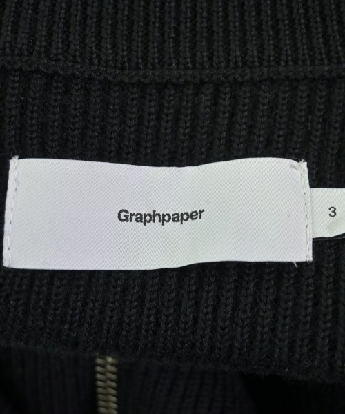 Graphpaper（グラフペーパー）ニット・セーター 黒 サイズ:3(L位) メンズ/2200728011083