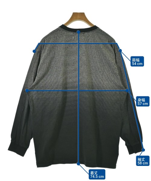 Graphpaper（グラフペーパー）Tシャツ・カットソー 黒 サイズ:1(S位) メンズ/2200728705128