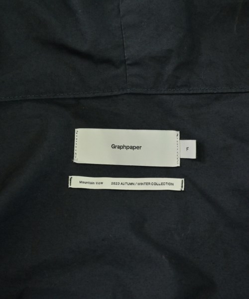 Graphpaper（グラフペーパー）カジュアルシャツ 紺 サイズ:F メンズ/2200708790014