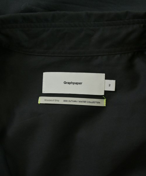 Graphpaper（グラフペーパー）カジュアルシャツ 黒 サイズ:2(M位) メンズ/2200684441016