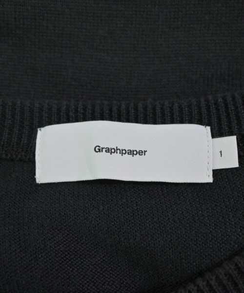 Graphpaper（グラフペーパー）ベスト 黒 サイズ:1(S位) メンズ/2200682885027