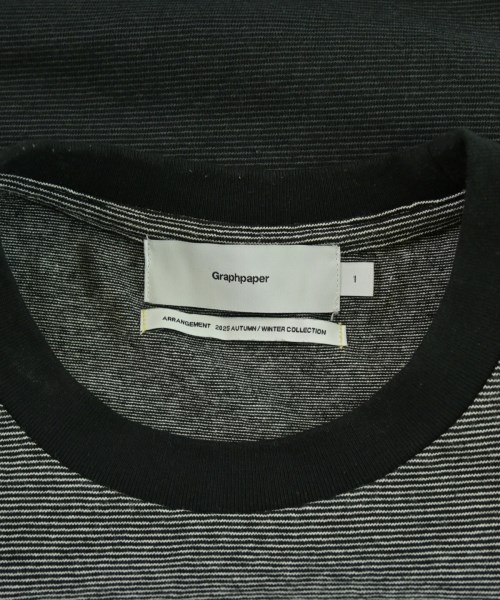 Graphpaper（グラフペーパー）Tシャツ・カットソー 黒 サイズ:1(S位) メンズ/2200691367101