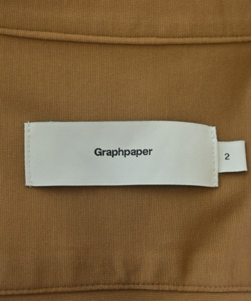 Graphpaper（グラフペーパー）カジュアルシャツ 茶 サイズ:2(M位) メンズ/2200693456056