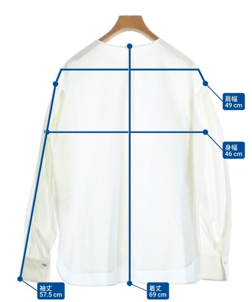 CYCLAS（シクラス）カジュアルシャツ 白 サイズ:36(S位) レディース/2200631634157