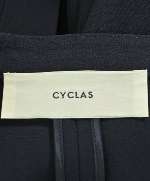 CYCLAS（シクラス）ノーカラージャケット 紺 サイズ:34(XS位) レディース/2200691160047