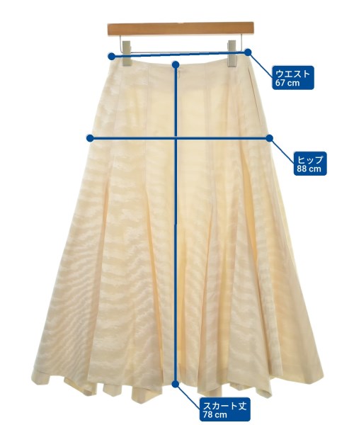CYCLAS（シクラス）ロング・マキシ丈スカート ベージュ サイズ:36(S位) レディース/2200651228138