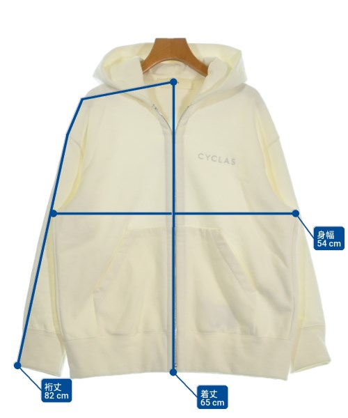 CYCLAS（シクラス）パーカー 白 サイズ:34(XS位) レディース/2200712687041