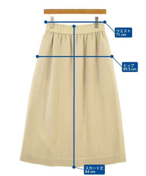 CYCLAS（シクラス）ロング・マキシ丈スカート ベージュ サイズ:36(S位) レディース/2200633291587