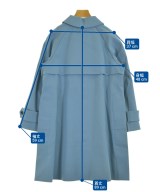 CYCLAS（シクラス）ステンカラーコート 青 サイズ:34(XS位) レディース/2200647714027