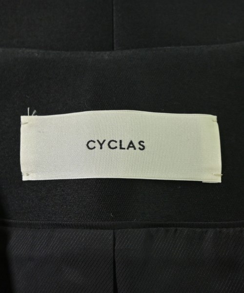 CYCLAS（シクラス）ノーカラージャケット 黒 サイズ:34(XS位) レディース/2200699205016