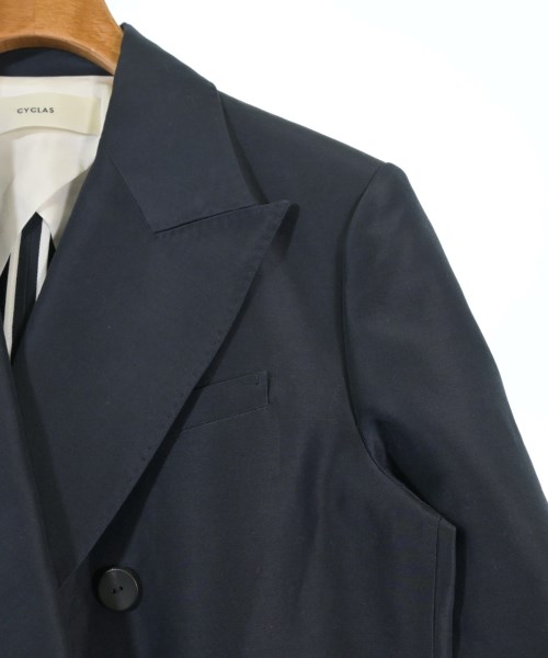 CYCLAS（シクラス）カジュアルジャケット 紺 サイズ:36(S位) レディース/2200665142017