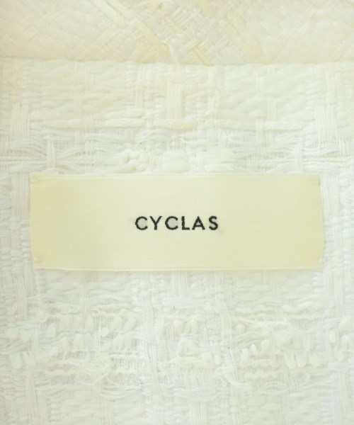 CYCLAS（シクラス）カジュアルジャケット 白 サイズ:36(S位) レディース/2200681046078
