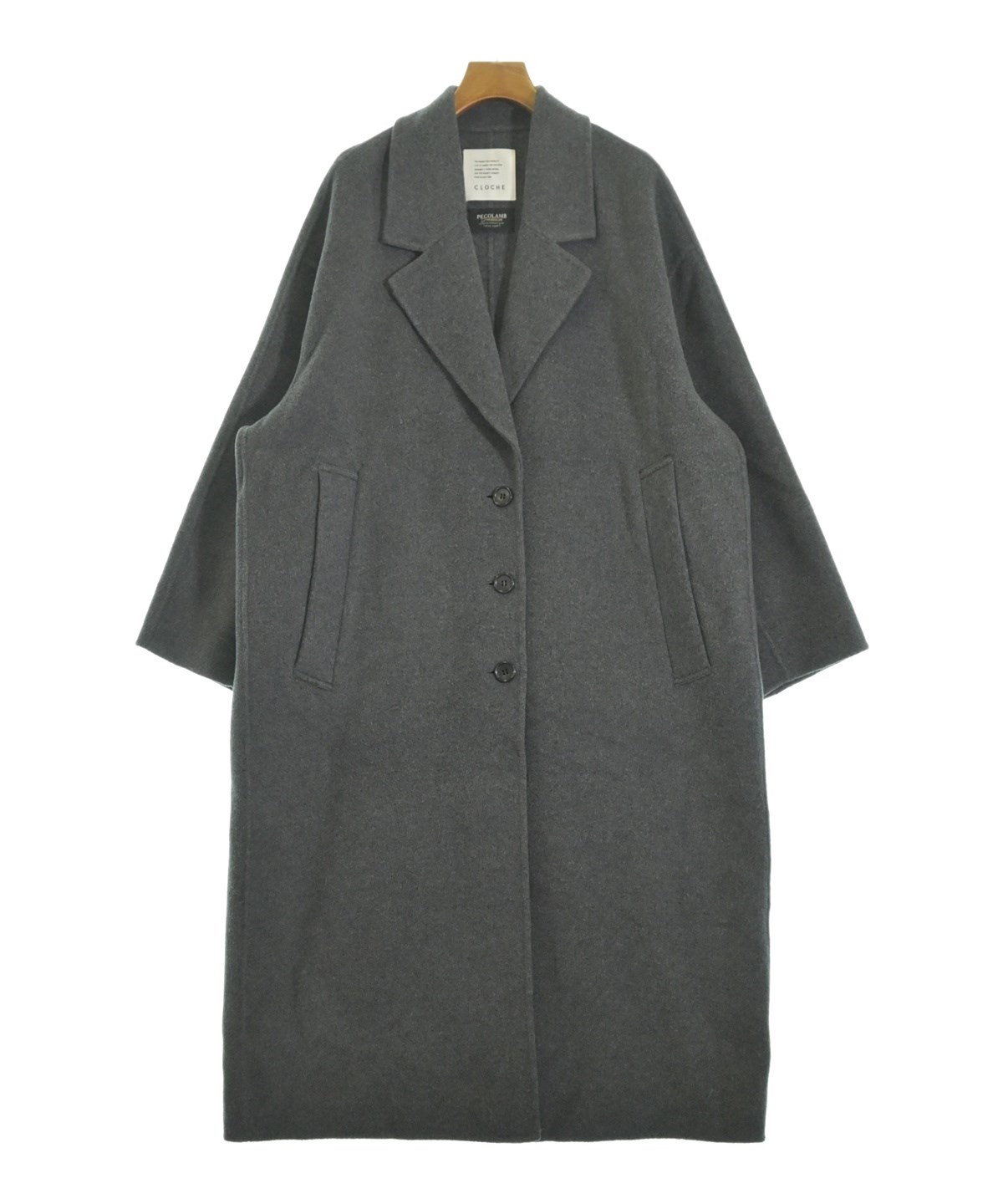 Cloche（クロシェ）チェスターコート グレー サイズ:02(M位