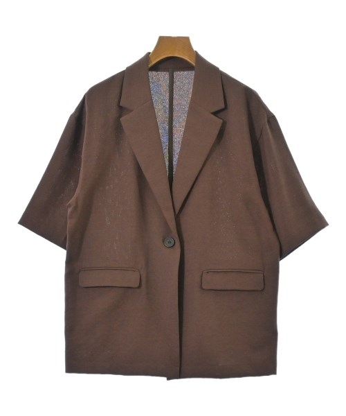 Cloche(クロシェ)カジュアルジャケット 茶 サイズ:2(M位)/2200674777026