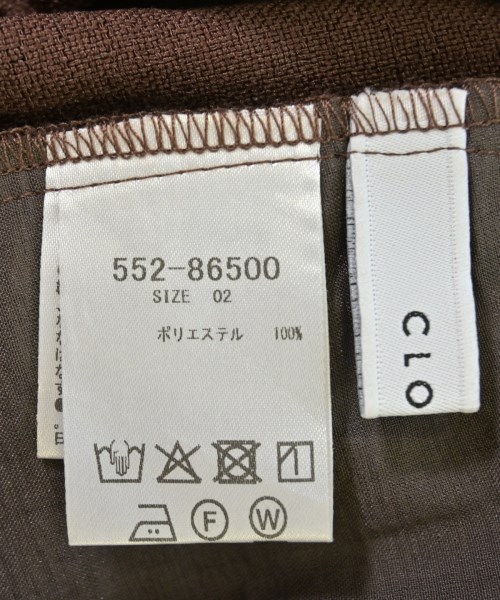 Cloche（クロシェ）スラックス 茶 サイズ:2(M位) レディース/2200674777033