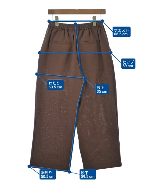 Cloche（クロシェ）スラックス 茶 サイズ:2(M位) レディース/2200674777033