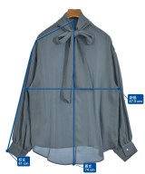 Cloche（クロシェ）ブラウス 青 サイズ:2(M位) レディース/2200696735011