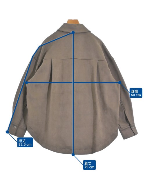 Cloche（クロシェ）カジュアルシャツ 茶 サイズ:2(M位) レディース/2200657065034