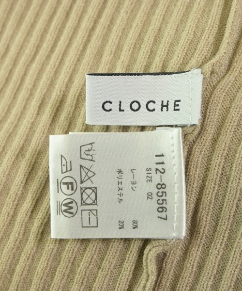 Cloche（クロシェ）ニット・セーター ベージュ サイズ:02(M位) レディース/2200634073212