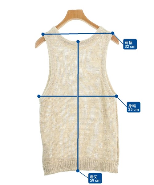 Cloche（クロシェ）ベスト ベージュ サイズ:2(M位) レディース/2200664447021