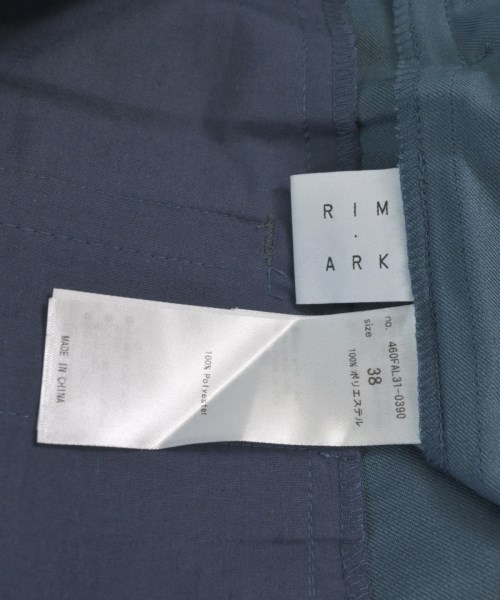 RIM.ARK（リムアーク）スラックス 青 サイズ:38(M位) レディース/2200624836025