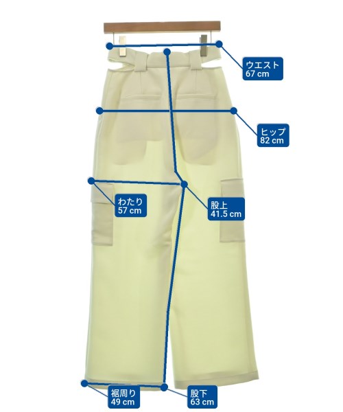 RIM.ARK（リムアーク）カーゴパンツ 白 サイズ:38(M位) レディース/2200610011023