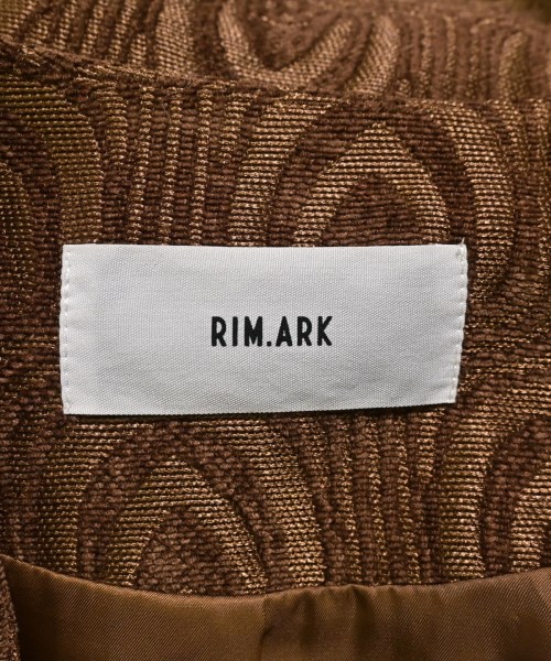 RIM.ARK（リムアーク）カジュアルジャケット 茶 サイズ:38(M位) レディース/2200609252017