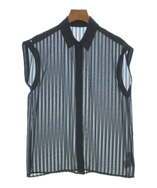 RIM.ARK(リムアーク)ブラウス 紺 サイズ:36(S位)/2200670582051