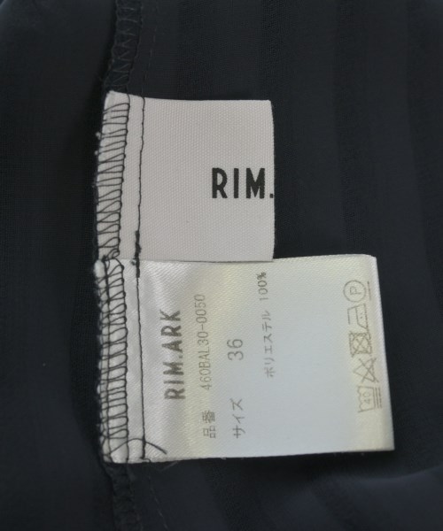 RIM.ARK（リムアーク）ブラウス 紺 サイズ:36(S位) レディース/2200670582051
