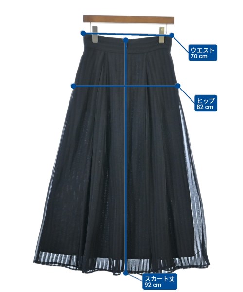 RIM.ARK（リムアーク）ロング・マキシ丈スカート 紺 サイズ:38(M位) レディース/2200670582068