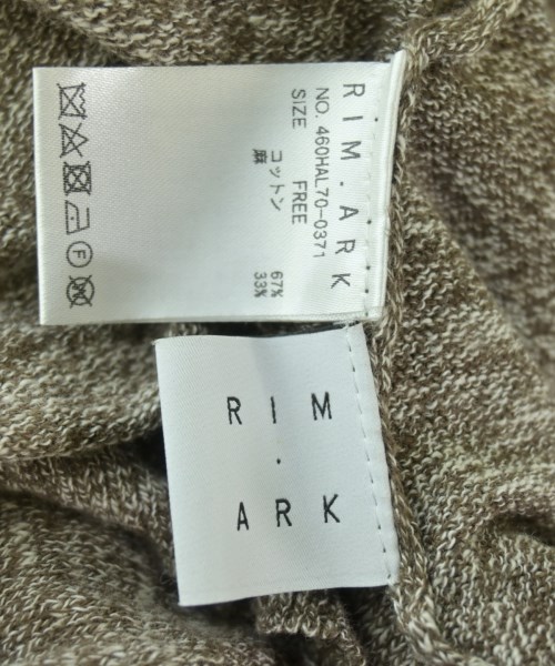 RIM.ARK（リムアーク）ベスト 茶 サイズ:F レディース/2200654022078