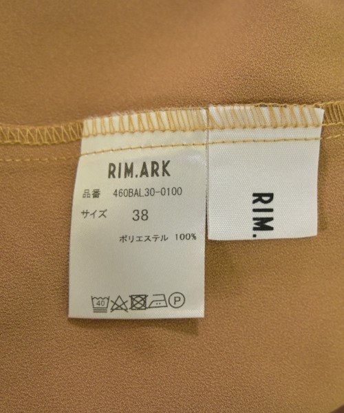 RIM.ARK（リムアーク）ブラウス ベージュ サイズ:38(M位) レディース/2200709972297
