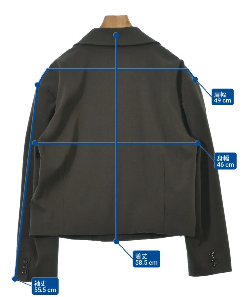 RIM.ARK（リムアーク）カジュアルジャケット 茶 サイズ:F レディース/2200650645011