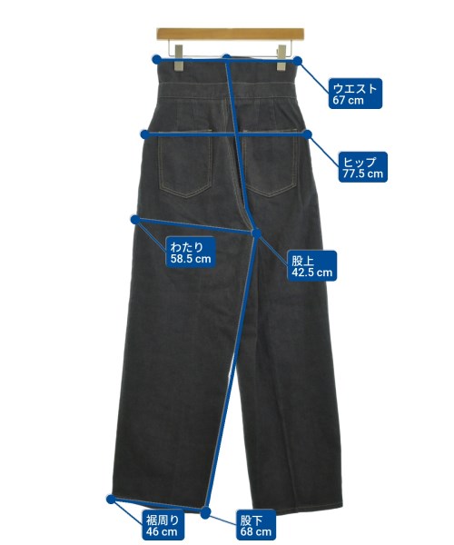 RIM.ARK（リムアーク）デニムパンツ 黒 サイズ:36(S位) レディース/2200643662018